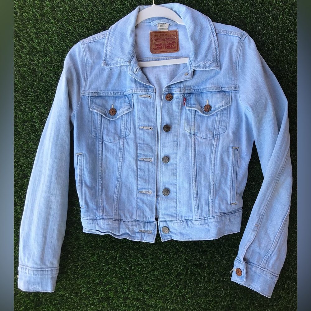 Levi's Classic Light Blue Jean Jacket - Picture 12 of 14